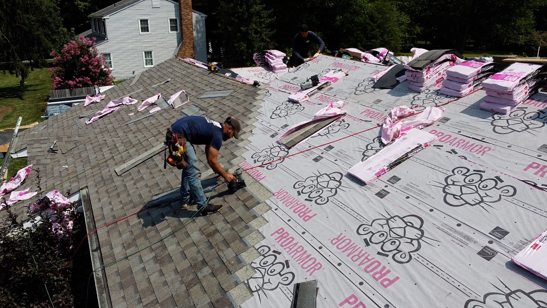 Roofing installation