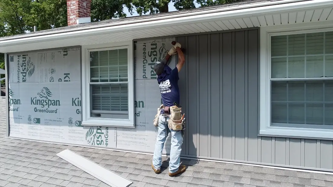 Siding installation